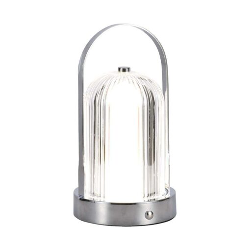 Φωτιστικό γραφείου LED 1W Eπαναφορτιζόμενο Χρώματος Χρωμίου Dimmable V-TAC – 7990