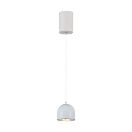 LED κρεμαστό φωτιστικό οροφής 8.5W 3000K θερμό λευκό με λευκό σώμα V-TAC – 7993