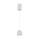 LED κρεμαστό φωτιστικό οροφής 8.5W 3000K θερμό λευκό με απαλό γκρι σώμα και On/Off αφής V-TAC – 7995
