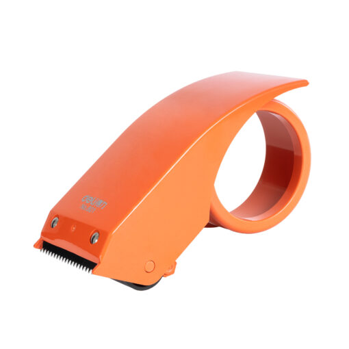 GloboStar® 79950 Επαγγελματική Μηχανή Ταινίας Συσκευασίας Χειρός DELI Φ8.5 x Υ9cm – Πορτοκαλί