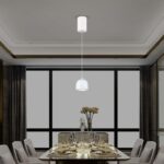 LED κρεμαστό φωτιστικό οροφής 8.5W 3000K θερμό λευκό με λευκό σώμα και On/Off αφής V-TAC – 7996