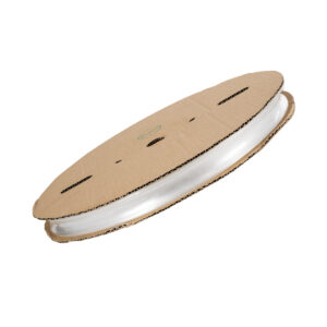 GloboStar® 79968 Θερμοσυστελλόμενο – Μακαρόνι Φ20mm/10mm – Ρολό Μήκους 100m Στεγανοποίησης για Όλες τις Neon Flex LED DC 24V & DC 230V Αδιάβροχο IP65 Φ43 x Υ4.5cm – Διάφανο