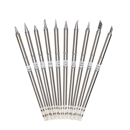 GloboStar® 79977 Drillpro T12 ΣΕΤ 10 Κεφαλών για Κολλητήρι – Σταθμού Συγκόλλησης Συμβατές με Μοντέλα  HAKKO FX951 & FX952 και για Άλλα Μοντέλα