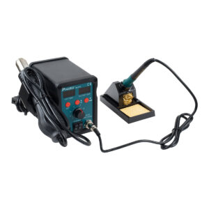 GloboStar® 79979 ProsKit SS-979 Ψηφιακός Σταθμός Συγκόλλησης 2in1 με Dual Digital Ψηφιακή Οθόνη – Κολλητήρι – Πιστόλι Θερμού Αέρα Hot Air Soldering Welding Gun και PID Προγραμματιζόμενο Σύστημα Ελέγχου Θερμοκρασίας – 760W