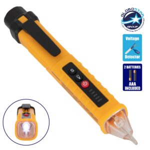 GloboStar 79981 Επαγγελματικός Ανιχνευτής τάσης ΑC Χωρίς Επαφή – Εργαλείο Ηλεκτρολόγου