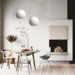 LED κρεμαστό φωτιστικό οροφής σφαίρα 8.5W 3000K θερμό λευκό με λευκό σώμα V-TAC – 7999