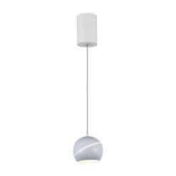 LED κρεμαστό φωτιστικό οροφής σφαίρα 8.5W 3000K θερμό λευκό με λευκό σώμα V-TAC – 7999