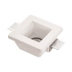 ΣΠΟΤ ΓΥΨΙΝΟ ΜΟΝΟ ΤΕΤΡΑΓΩΝΟ GU10 120x120x62 EUROLAMP 147-53202