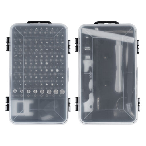 GloboStar® 79996 Επαγγελματικό Mini Σετ Εργαλείων 115 Εξαρτημάτων σε 1 DIY Tool Kit – Για Επισκευές iPhone,Samsung κλπ Κινητά Τηλέφωνα – PC – Laptop – Xbox – Ρολογιών – Οπτικά – Γυαλιά και Γενικών Μικρόεπισκευών Λεπτομέρειας με Μαγνητικό Κατσαβίδι Καστάνι