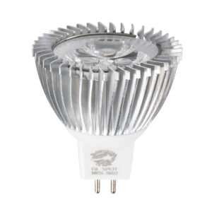 GloboStar® 76022 Σποτ LED GU5.3 MR16 3W 260lm 30° DC 12V IP20 Φ5 x Υ5.2cm Θερμό Λευκό 2700K – 2 Χρόνια Εγγύηση