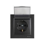 ΠΡΙΖΑ ΣΟΥΚΟ ΚΑΠΑΚΙ 16A ΜΑΥΡΟ EUROLAMP – 152-10333