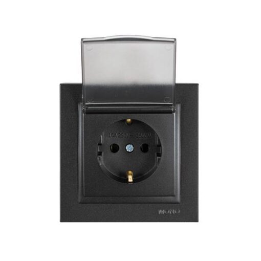 ΠΡΙΖΑ ΣΟΥΚΟ ΚΑΠΑΚΙ 16A ΜΑΥΡΟ EUROLAMP – 152-10333