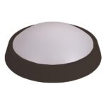 ΦΩΤΙΣΤΙΚΟ ΤΟΙΧΟΥ ΣΤΡΟΓΓΥΛΟ LED 30W Φ320×102 4000K IP65 ΜΑΥΡΟ PLUS EUROLAMP – 145-20037