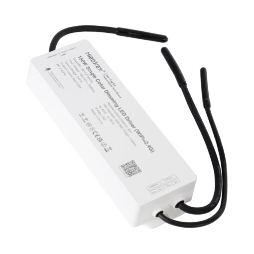 GloboStar® 71438 WP1-P150V24 Mi-BOXER DC Smart Wifi & RF 2.4Ghz & Push Dimming Power Supply Τροφοδοτικό SELV & Controller / Dimmer All in One AC100-240V σε DC 24V 1 x 6.25A 150W – Max 6.25A 150W – Αδιάβροχο IP67 Μ22.5 x Π7 x Υ3.5cm – 3 Years Warranty