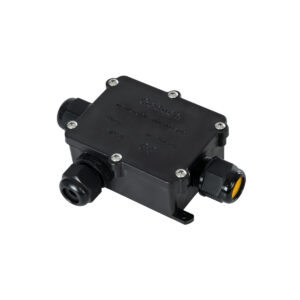 GloboStar® FAST-CONNECT 69922 Τριπλό Υ Αδιάβροχο IP68 Κυτίο Ταχείας Σύνδεσης & Διακλάδωσης Καλωδίων – 3 x Είσοδοι – Εσωτερική Τριπλή Κλέμα με Συμβατή Διατομή Καλωδίων 3 x 0.5mm² έως 3 x 2.5mm² – 450V 41A Max – Μ14 x Π9.5 x Υ4cm – Μαύρο – 5 Years Warranty