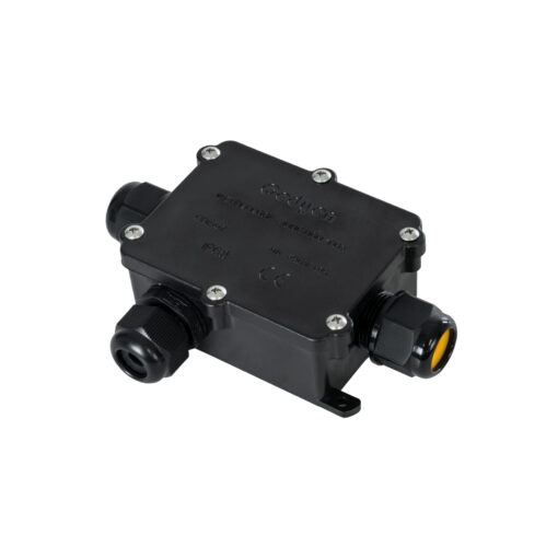 GloboStar® FAST-CONNECT 69922 Τριπλό Υ Αδιάβροχο IP68 Κυτίο Ταχείας Σύνδεσης & Διακλάδωσης Καλωδίων – 3 x Είσοδοι – Εσωτερική Τριπλή Κλέμα με Συμβατή Διατομή Καλωδίων 3 x 0.5mm² έως 3 x 2.5mm² – 450V 41A Max – Μ14 x Π9.5 x Υ4cm – Μαύρο – 5 Years Warranty