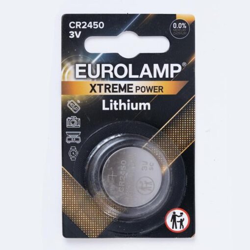 ΜΠΑΤΑΡΙΑ ΛΙΘΙΟΥ EXTREME CR2450 1τμχ EUROLAMP – 147-24135