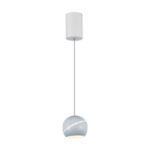 LED κρεμαστό φωτιστικό οροφής σφαίρα 8.5W 3000K θερμό λευκό με λευκό σώμα και On/Off αφής V-TAC – 8002