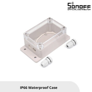 GloboStar® 80041 SONOFF IP66-CASE-R2 – BOX Case for SONOFF Smart Switches Waterproof IP66