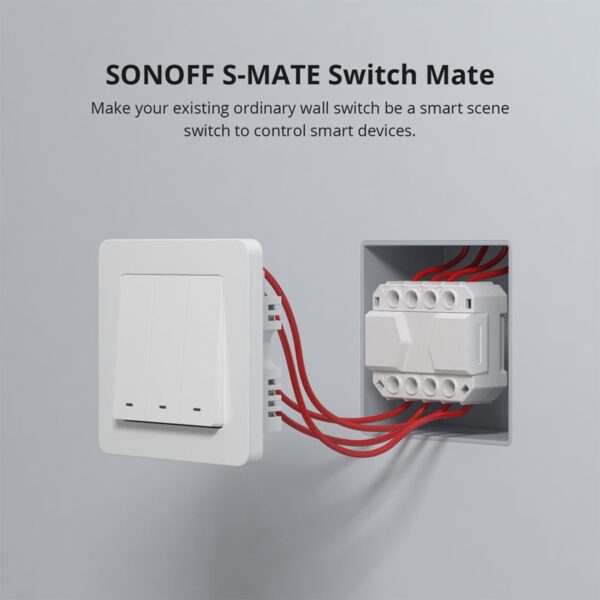GloboStar® 80070 SONOFF S-MATE – Switch Mate 16A/3500W