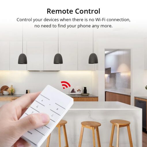 GloboStar® 80074 SONOFF RM433R2 – Remote Controller RF 433Mhz 8 Key (Battery Included)