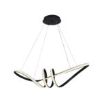 Κρεμαστό Φωτιστικό LED 24W Μαύρο V-TAC 3240lm Θερμό Λευκό 3000K – 8010
