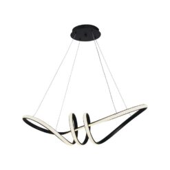 Κρεμαστό Φωτιστικό LED 24W Μαύρο V-TAC 3240lm Θερμό Λευκό 3000K – 8010