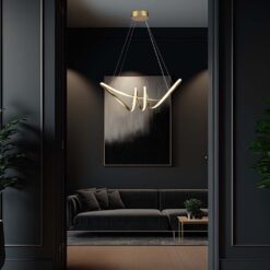 Κρεμαστό Φωτιστικό LED 24W Χρυσό V-TAC 3240lm Θερμό Λευκό 3000K – 8011