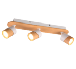 Φωτιστικό Οροφής Trio Lighting 3xGU10 Ξύλινου Χρώματος – 801100331
