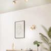 Φωτιστικό Οροφής Trio Lighting 3xGU10 Ξύλινου Χρώματος – 801100331