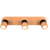 Φωτιστικό Οροφής Trio Lighting 3xGU10 Ξύλινου Χρώματος – 801100332
