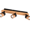 Φωτιστικό Οροφής Trio Lighting 3xGU10 Ξύλινου Χρώματος – 801100332