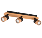 Φωτιστικό Οροφής Trio Lighting 3xGU10 Ξύλινου Χρώματος – 801100332