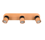 Φωτιστικό Οροφής Trio Lighting 3xGU10 Ξύλινου Χρώματος – 801100332