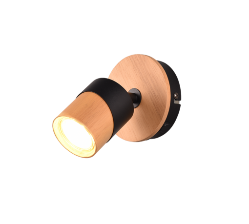 Επιτοίχιο Φωτιστικό Trio Lighting 1xGU10 Ξύλινου Χρώματος – 801170132