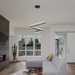 Κρεμαστό Φωτιστικό με 3 Κύκλους LED 32W Μαύρο V-TAC 3880lm Θερμό Λευκό 3000K – 8017
