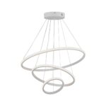 Κρεμαστό Φωτιστικό με 3 Κύκλους LED 32W Λευκό V-TAC 3880lm Θερμό Λευκό 3000K – 8018