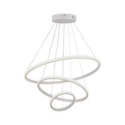 Κρεμαστό Φωτιστικό με 3 Κύκλους LED 32W Λευκό V-TAC 3880lm Θερμό Λευκό 3000K – 8018