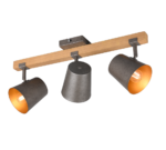 Σποτ Trio Lighting 3xE14   Νίκελ Αντικέ Μεταλλικό    – 801900367