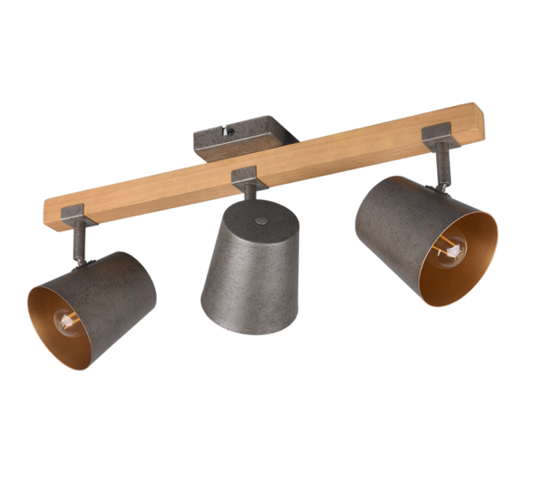 Σποτ Trio Lighting 3xE14   Νίκελ Αντικέ Μεταλλικό    – 801900367