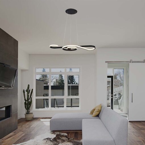 Κρεμαστό Φωτιστικό LED 18W 3000K Μαύρου Χρώματος V-TAC – 8020