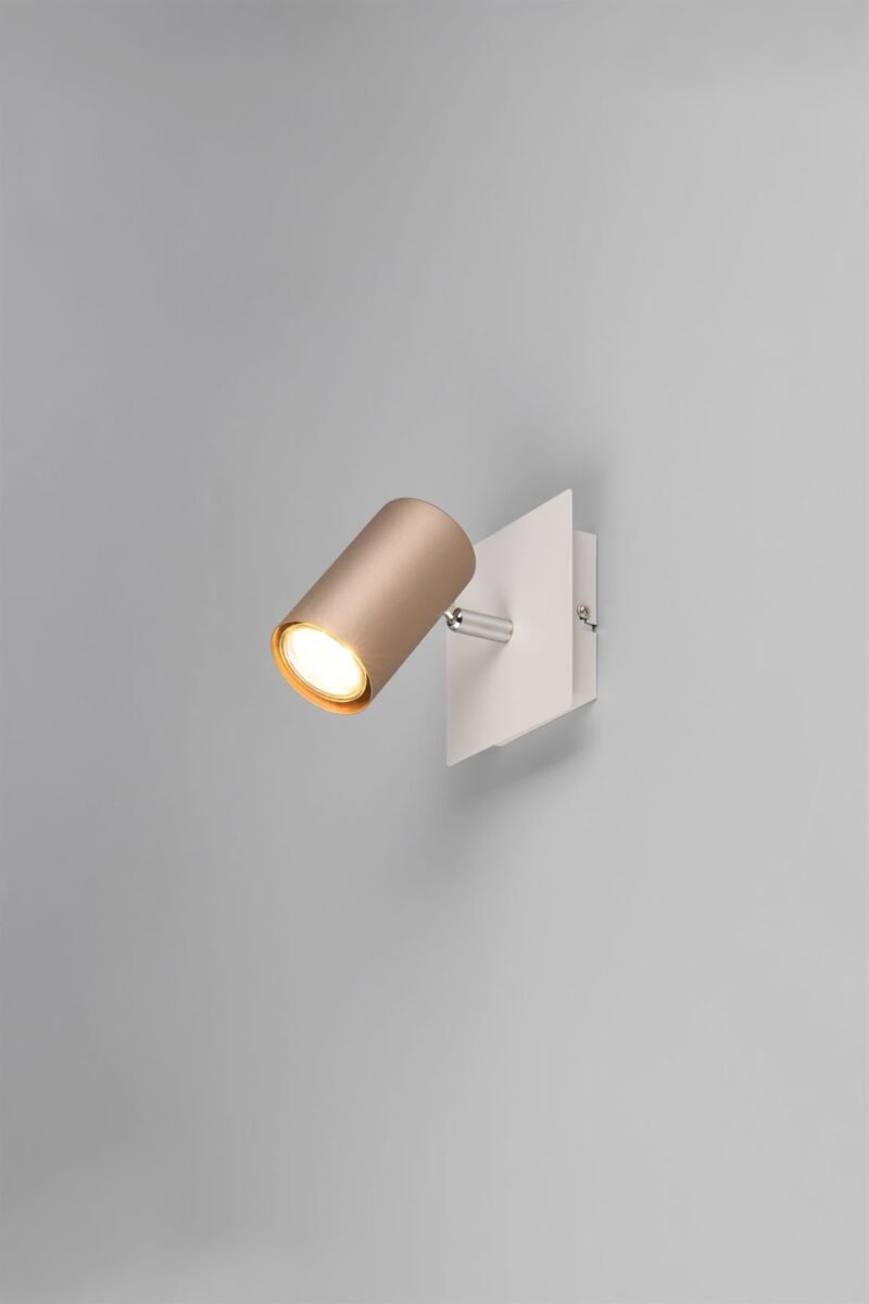 Σποτ Τοίχου/Οροφής MARLEY 1xGU10 Καφε & Γκρι Trio Lighting – 802400165