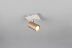 Σποτ Τοίχου/Οροφής MARLEY 1xGU10 Καφε & Γκρι Trio Lighting – 802400165