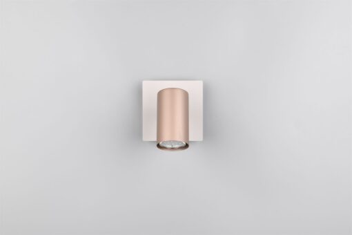 Σποτ Τοίχου/Οροφής MARLEY 1xGU10 Καφε & Γκρι Trio Lighting – 802400165