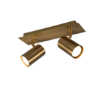 Σποτ Trio Lighting   2xGU10 Αντικέ Ορείχαλκος Μεταλλικό    802400204