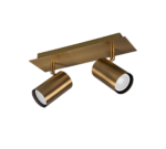 Σποτ Trio Lighting   2xGU10 Αντικέ Ορείχαλκος Μεταλλικό    802400204