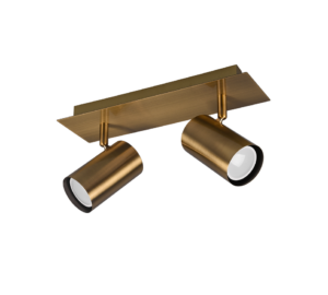 Σποτ Trio Lighting   2xGU10 Αντικέ Ορείχαλκος Μεταλλικό    802400204