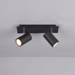 Σποτ Trio Lighting 2xGU10 Μαύρο Ματ Μεταλλικό 802400232