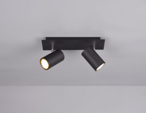 Σποτ Trio Lighting   2xGU10 Μαύρο Ματ Μεταλλικό    802400232