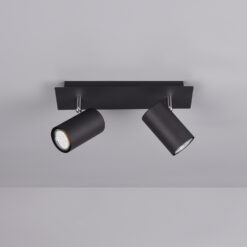 Σποτ Trio Lighting   2xGU10 Μαύρο Ματ Μεταλλικό    802400232